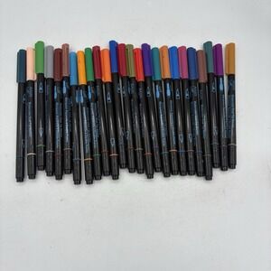 Artist's Loft Watercolor Markers Dual‎ Tip Lot of 25 Fine Brush Pens Set